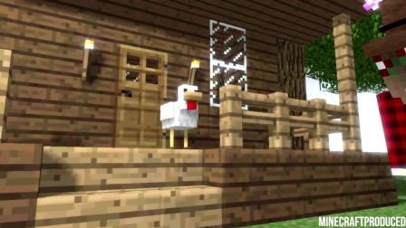 Minecraft MC我的世界动画片 老鹰捉小鸡的故事