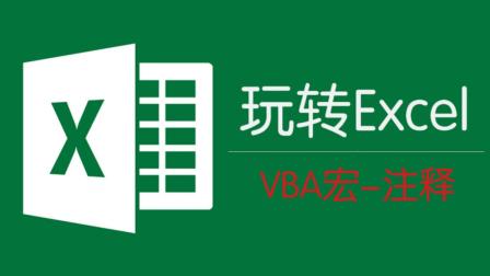 [Excel零基础入门教程]VBA宏注释, 增强代码的可读性, 绝对要学会使用技巧