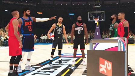 【布鲁】NBA2K19全明星三分球大赛! 库里哈登欧文乔治争夺冠军!