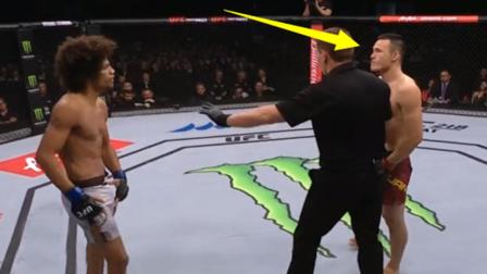 美国选手激怒21战19胜中国王冠, 结果险被KO被两次重击击倒打惨了