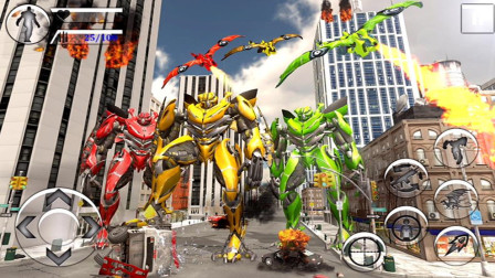 【永哥玩游戏】巨型机器人大乱斗 变形机器人保卫城市