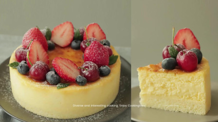 轻乳酪蛋糕的做法Souffle Cheesecake Recipe