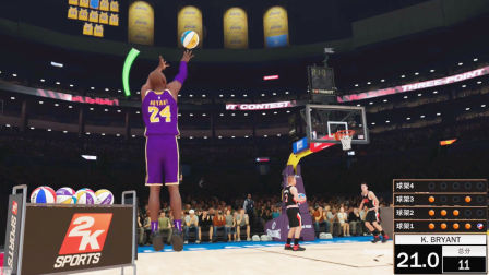 【布鲁】NBA2K19科比参加三分球大赛！库里哈登和科比惨烈对决！