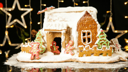 建一座圣诞节姜饼屋, 给你不变的童心居住