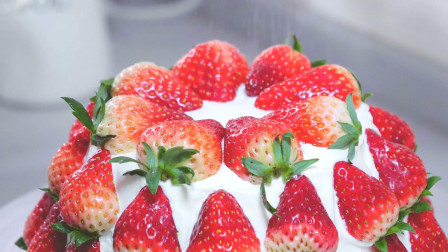 手把手教你做草莓慕斯蛋糕, 方法简单, 步骤详细, 真的漂亮又好吃