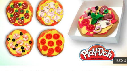 DlY橡皮泥制作披萨, 这样的创意也没谁了吧!