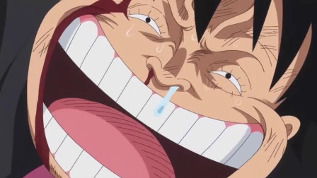 海贼王: 路飞被打成这样, 还笑得出来