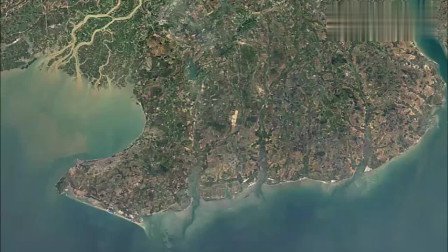 卫星地图看广西北海30年发展