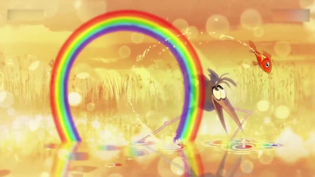 奥斯卡提名哲思动画片, 长腿鸟遇到一只锦鲤, 发生了出乎意料的事