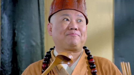 《济公传》郭德纲真是能吃的济公, 吃得灵隐寺厨子都感到吃惊