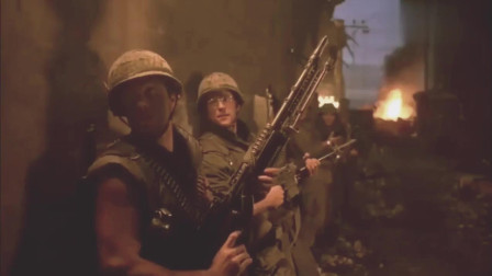 一部最新越战电影，《全金属外壳》精彩片段，美军士兵连续被狙杀