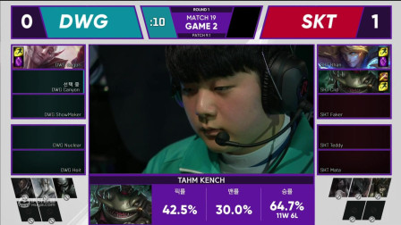 2019LCK春季赛SKT vs DWG_2-第2周Day5