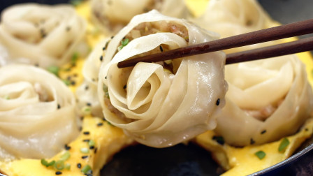 foodyvideo 吃货视频 第一季 玫瑰花饺子你吃过吗？简单易做，绝对惊艳年夜饭餐桌！