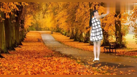 广场舞《说再见不应该在秋天》优美抒情附分解，好听好看又好学！