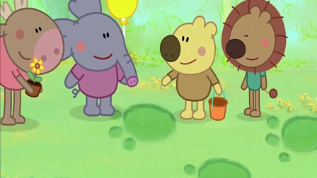 小小画家熊小米动画片, 阿丘的胡萝卜丢了熊小米在寻找那个大脚贼
