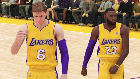 【布鲁】NBA2K19神级操作！湖人交易波神和戈贝尔！最强内线组合！