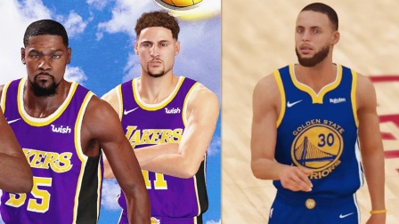 【布鲁】NBA2K19生涯模式：杜兰特带着汤普森打库里！是怎样的一种体验？