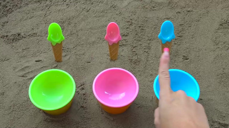 儿童手工制作dly, 用沙土制作冰淇淋