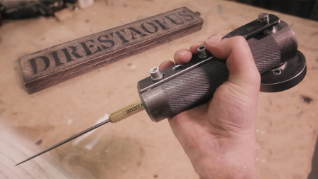 老外自制超大"针头"干啥用?懂行的知道机器钻洞全得靠它!