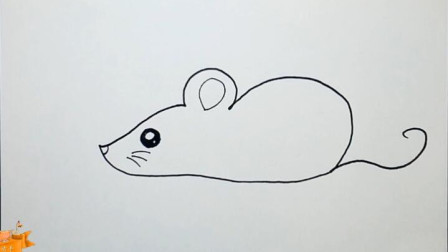 虫虫简笔画：小老鼠简笔画怎么画？这样画简单又好看！快为宝宝收藏！