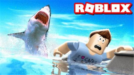 Roblox 大白鲨模拟器！鲨鱼的战略比较厉害，一下就把我们干掉了！