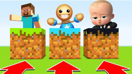 我的世界方块大挑战：不要选择错误的魔鬼方块Minecraft