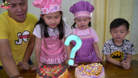 JO亲子玩具乐园 蛋糕挑战！过家家游戏 装饰蛋糕比赛