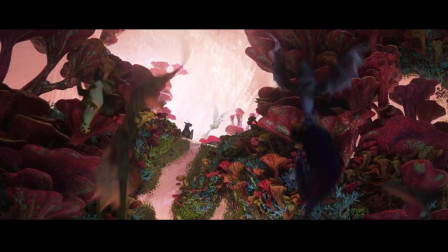 驯龙高手3：也只有动画的世界中才有这样的美景，梦幻般