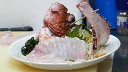 斑斓狮子鱼刺身,一口让你爱上它