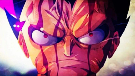 海贼王：路飞的霸王色霸气的五档全开与黑胡子争夺海贼王