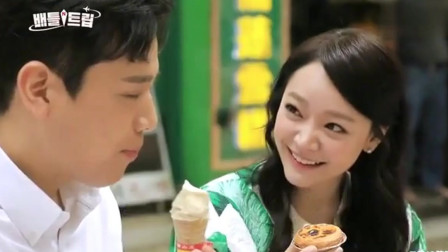 韩国男星第一次吃澳门榴莲冰淇淋，表情有点僵：像剩菜的味道