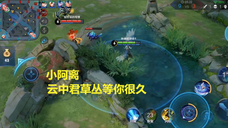 公孙离被云中君盯上，整局被阴阴阴，云中君：吓破胆了吧？