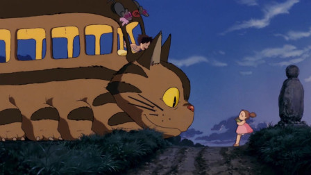 《龙猫》龙猫巴士带着小月找到了妹妹小梅，真的是万幸！