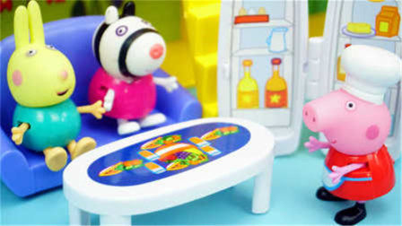 小猪佩奇厨房煮饭儿童玩具粉红猪小妹