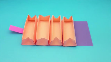 创意手工：折纸可以合起来的文具盒，不用买了