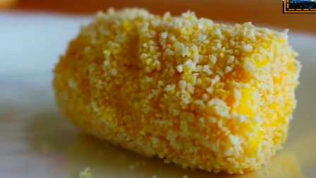 美食分享，这种做法还是第一次见，一个鸡蛋，2两面包糠，香软酥脆绝了