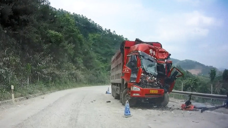 [图]行车记录仪实拍：下雨过弯不减速，车辆侧滑瞬间失控