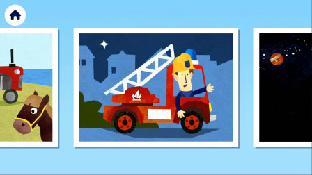 儿童类手机游戏第13期★菲特儿童拼图：农场和消防队