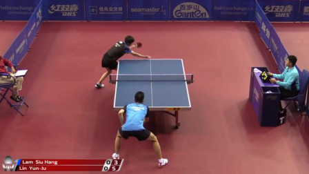 男单比赛剪辑 林昀儒 vs 林兆恒  2019年中国乒乓球公开赛资格赛