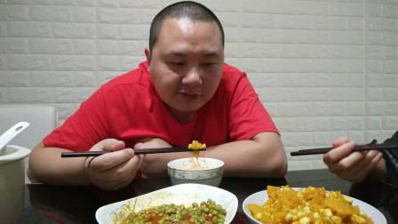 中国吃播vlog评测家常菜百叶卷肉视频