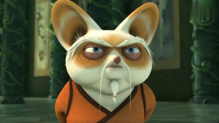 功夫熊猫:师傅第一次求熊猫帮忙,熊猫听后的反应太逗了!