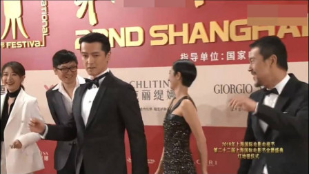 上海国际电影节--胡歌首次红毯上跳舞
