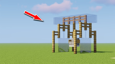 我的世界：教你做一个精致的秋千，悠闲的暑假生活开始了