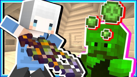 小白解说我的世界沙漠纪元17 法老的小神器 中毒燃烧才扣这些血