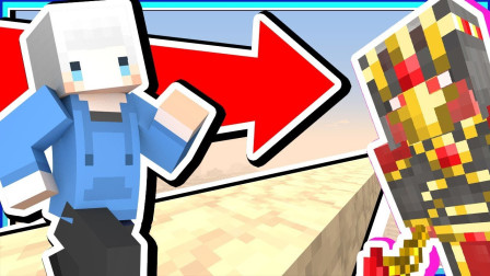 小白解说我的世界沙漠纪元18 天桥直通村民家 建造未来铁轨的道路