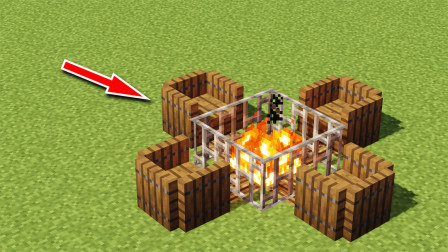 我的世界：超有感觉的火炉，这难道是大型传火现场？