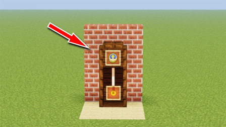 我的世界：教你做一个复古摆钟，玩游戏也要掌握时间