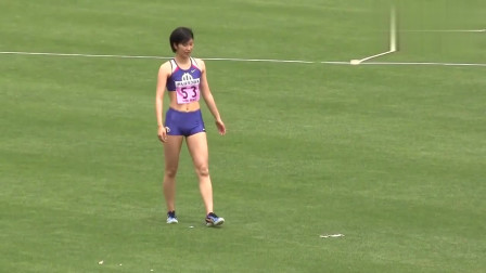 女子跳高比赛：日本田径女子跳高技术如何？结尾的妹子是什么操作