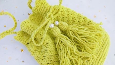 暖阳绒绒第43集流苏包包的编织教程编织实例