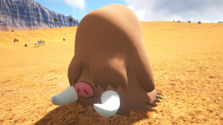 方舟生存进化 神奇宝贝09 驯服无腿野猪 和记仇的火恐龙